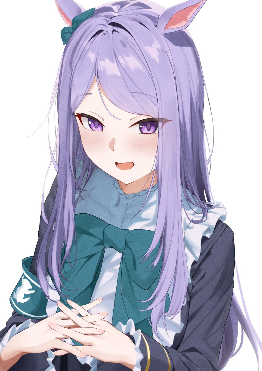 mejiro mcqueen (umamusume) 1girl solo long hair looking at viewer blush smile open mouth  illustration images