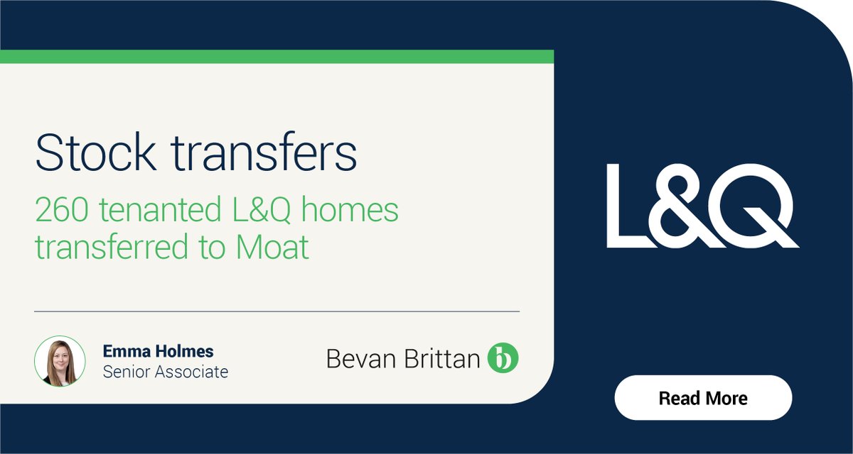 We were delighted to work with @LQHomesMatter on the recent transfer of c.260 tenanted homes in Essex to Moat Homes, helping to support investment in L&Q's key areas for growth and where they already have significant stock bit.ly/3J3HTVR