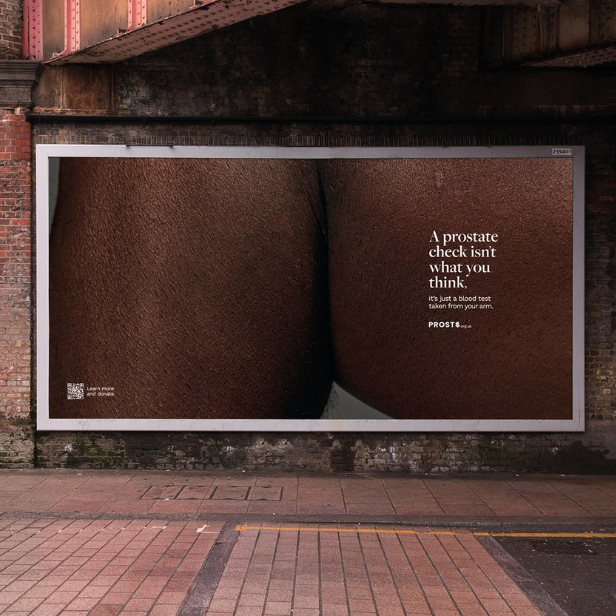 Prostate cancer is an illness that’s treatable when found in time, but the test for it is often avoided. For one simple reason: men think it involves a finger going up their bottom. 🍑 Great campaign created by @prost8uk and @TBWA\ MCR. #Advertising #Creativity #Cancer