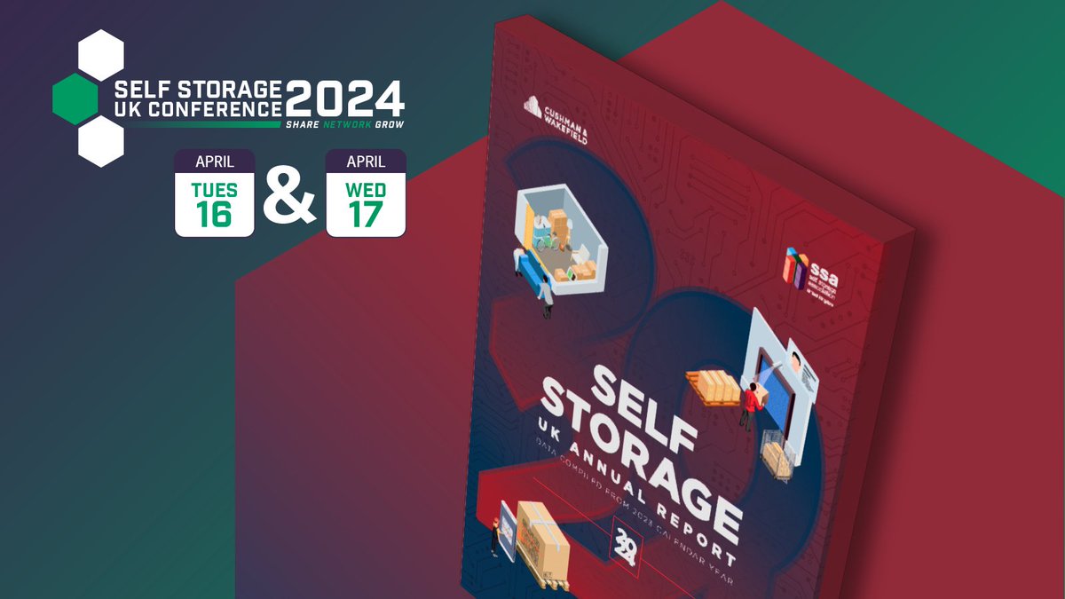 SSA UK Conference 2024. The much-anticipated  launch of the #SelfStorage #AnnualIndustryReport 2024 will be held on day one. How has the industry performed over the past 12 months and what can you expect in the future? If you want to find out, BOOK NOW!

🔗ssauk.com/ssauk-conferen…