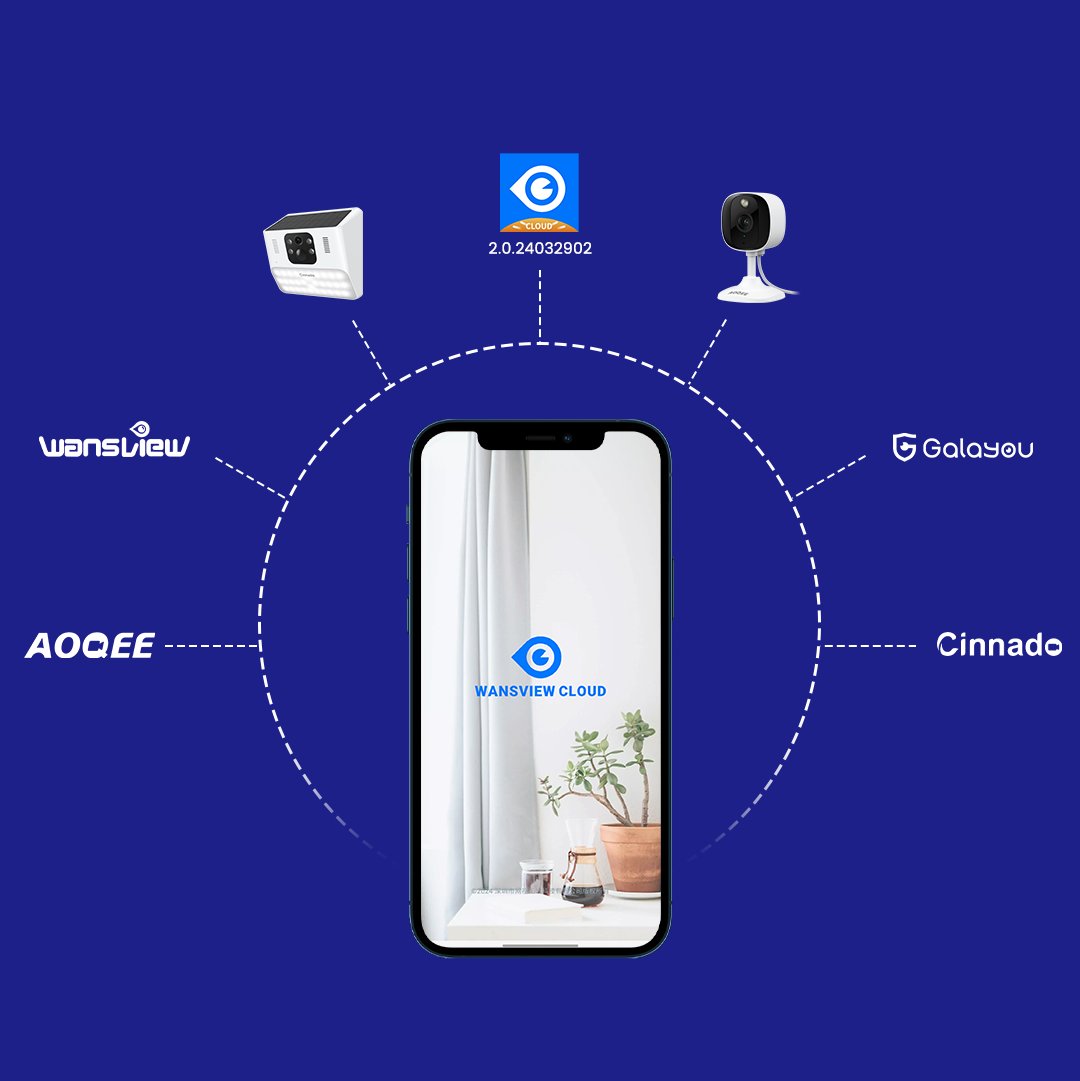 🎉 Great News for Wansview, Cinnado, Galayou, and Aoqee Camera Users! 📱 The latest update of Wansview Cloud App (v2.0.24032902) now supports all four brands for a seamless camera setup experience! 🙌 #Wansview #AppUpdate #Cinnado #Galayou #Aoqee galayou-store.com/newsinfo/90783…