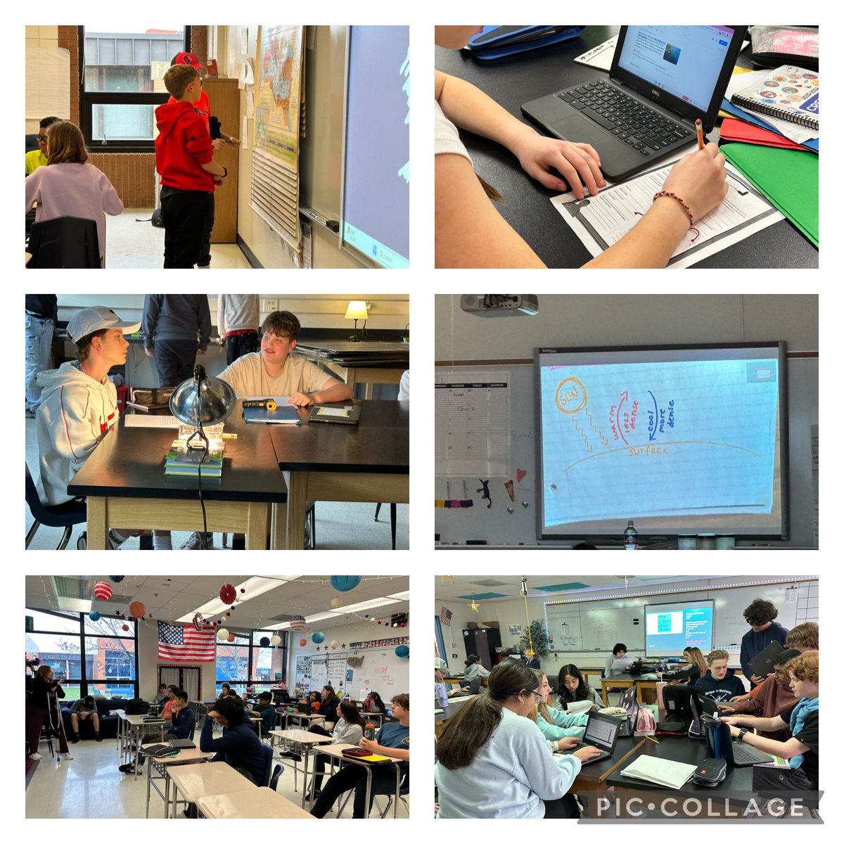 Last week we visited several science and social studies classes at @CrestviewMiddle. Students debated whether Andrew Jackson should remain on the $20 bill, solved real world problems with plants, and conducted a lab on hearing the earth’s surface and more! #FocusinLearning
