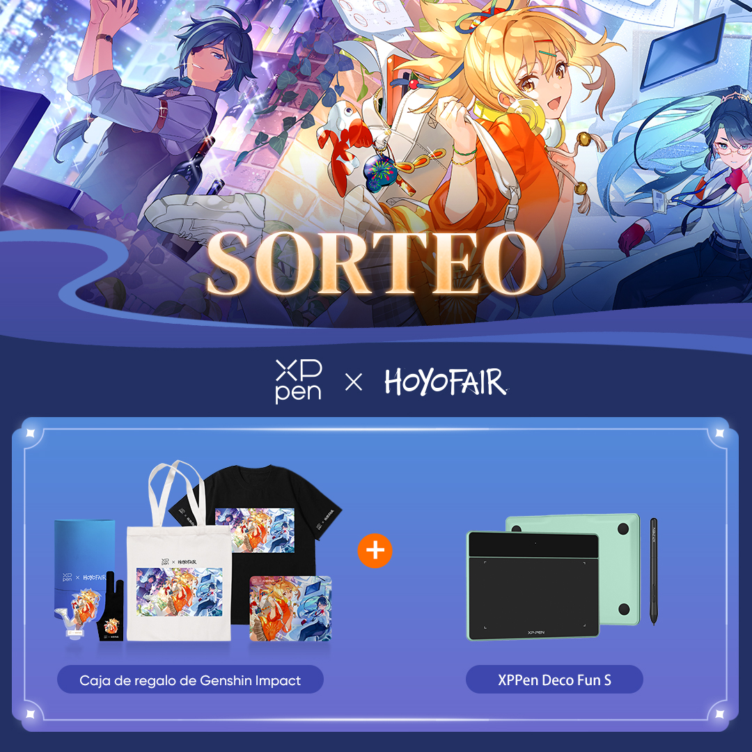 #xppengiveaway 💥¡Llega tu hora, Genshin Fans!  ¿Cómo particiapar?   
✨Sigue a <a href="/XPPen_Spain/">XPPen España</a> 
✨RT   
✨Un Gif en comentarios para mostrar que eres fan de Genshin  

¡Regalamos un Deco Fun S+1 Caja de Regalo de Genshin el dia 20!

 #XPPEN #genshinimpactfans #xppensorteo