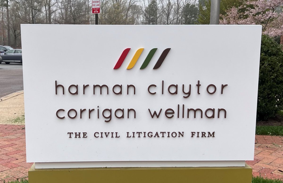 I am proud to announce the beginning of a new chapter in my law practice! Effective April 1, I have joined the new Roanoke, Virginia, office of Harman Claytor Corrigan &amp; Wellman. I am excited for this opportunity and am looking forward to what the future holds!