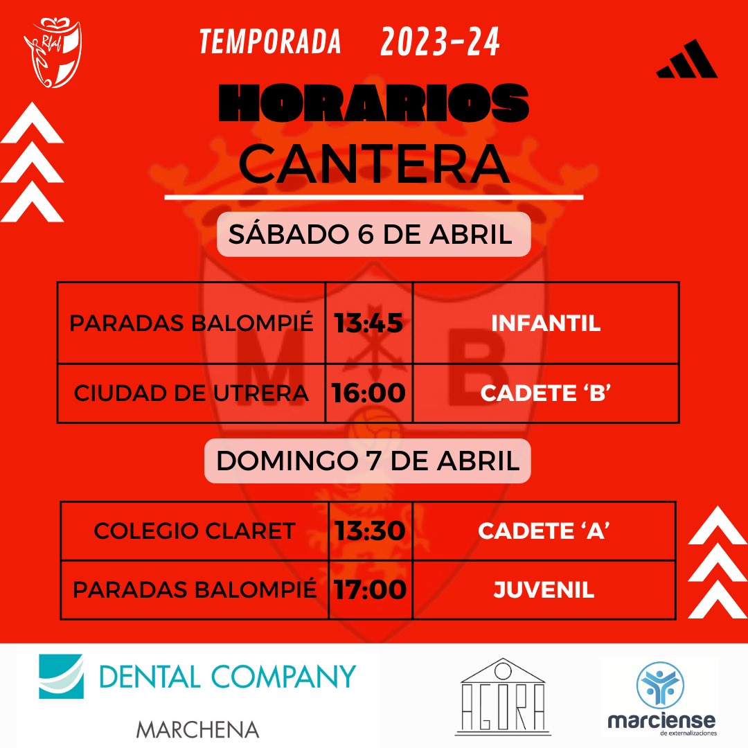 📅 | 𝐇𝐎𝐑𝐀𝐑𝐈𝐎𝐒 𝐂𝐀𝐍𝐓𝐄𝐑𝐀

#SoñemosJuntos 🤍❤️