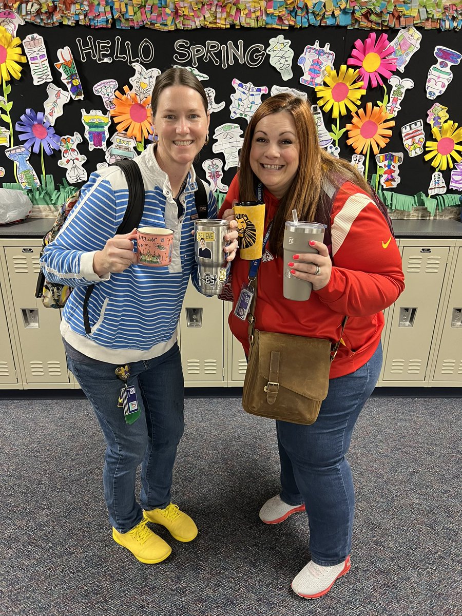 No better way to start your day than with a good friend and a cup of coffee! #LegacyLife #WeAreEddins <a href="/mrs_nyland/">Mrs. Carrie Nyland</a> <a href="/EddinsElem/">Eddins Elementary</a> <a href="/EddinsKinder/">Eddins Kindergarten Wildcats</a>