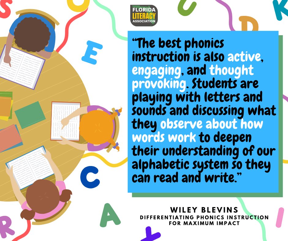 'Phonics instruction involves talk. It involves observation. And it involves tons of application to authentic reading and writing experiences.' -Wiley Blevins, Differentiating Phonics Instruction for Maximum Impact