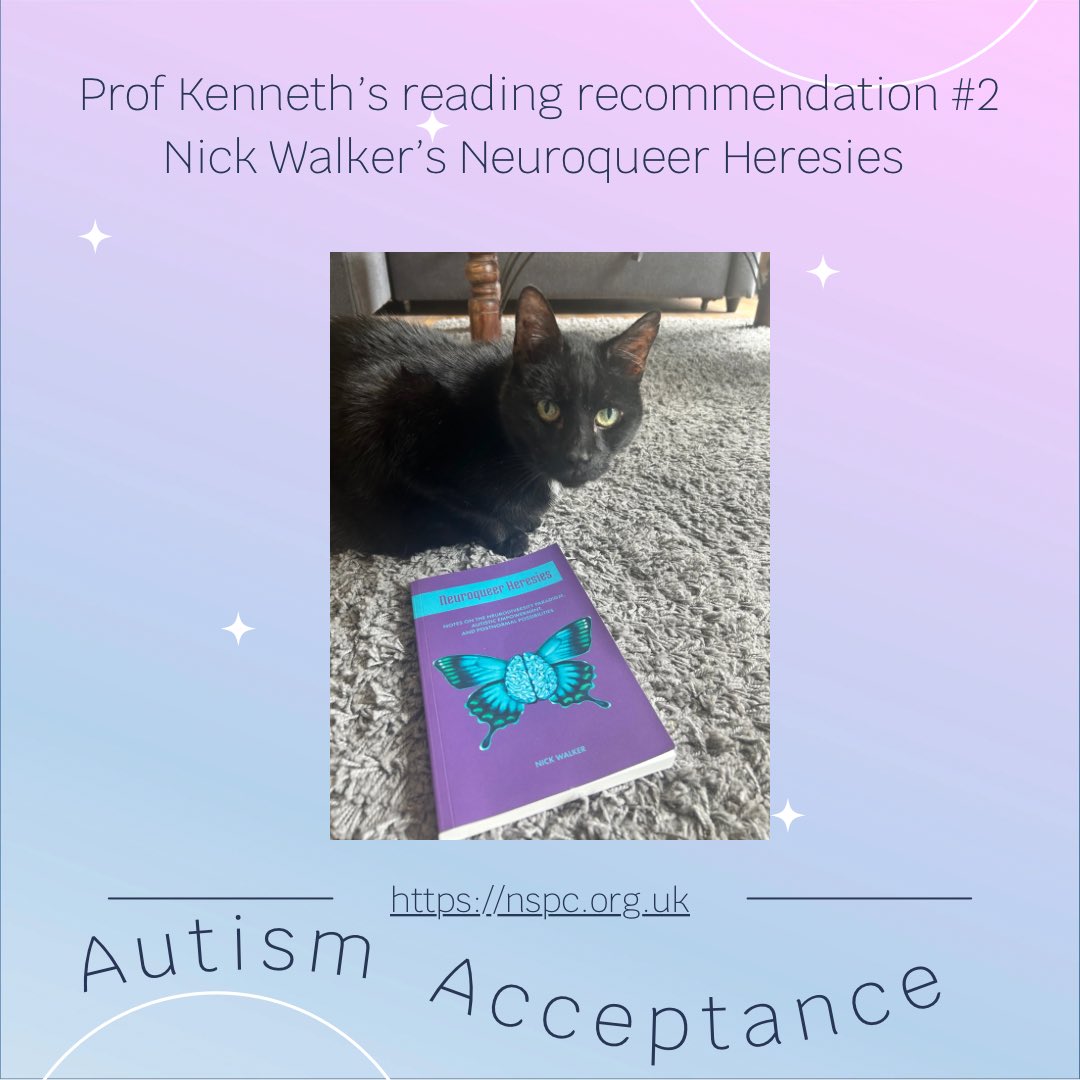 At NSPC we are celebrating autism acceptance week by highlighting great autistic & neurodivergent authors, academics & advocates. Today’s recommendation is the fabulous Nick Walker's book Neuroqueer Heresies. Check out Nick's website neuroqueer.com #autismacceptance2024
