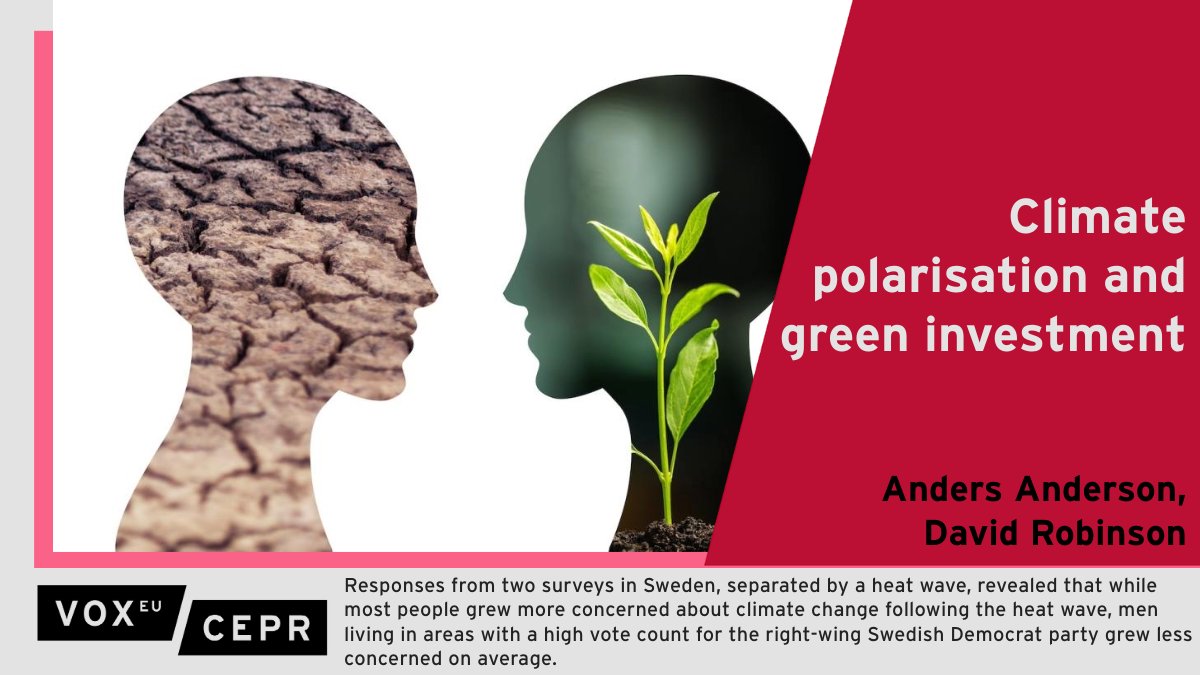 Individuals who became more concerned about #climatechange following a #Swedish heat wave tilted their #retirement portfolios towards funds with better climate #risk scores. @andersason @handels_sse @SHouseofFinance, David Robinson @DukeU @DukeFuqua ow.ly/WBfz50R6se4