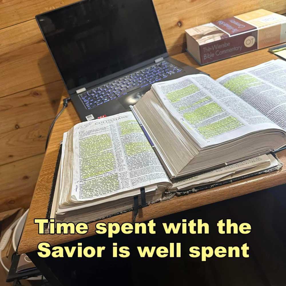 Grow in the grace and knowledge of our Lord and Savior Jesus Christ.. 2 Peter 3:18 ESV Time spent with the Savior is well spent. #BibleStudy