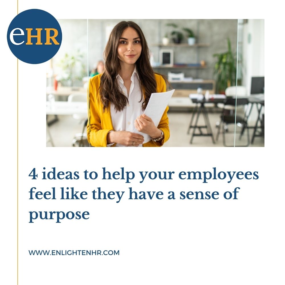 Ensuring your employees feel purposeful should be a key part of your #HR strategy.
Here are four strategies to foster this sense:
1️⃣ Clarify and Share Your Core Values
2️⃣ Bridge Personal Goals with the Organisational Vision
3️⃣ Celebrate Achievements
4️⃣ Invest in Community