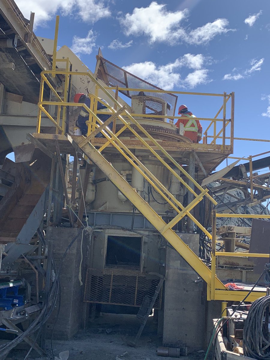 The guys painting safety rails and stairs for better visibility. <a href="/OceanContracto1/">Ocean Contractors Limited</a> <a href="/WorkSafeForLife/">Work Safe. For Life.</a> <a href="/Construction_NS/">Construction Association of Nova Scotia (CANS)</a> <a href="/HalifaxSAR/">Halifax SAR</a>
