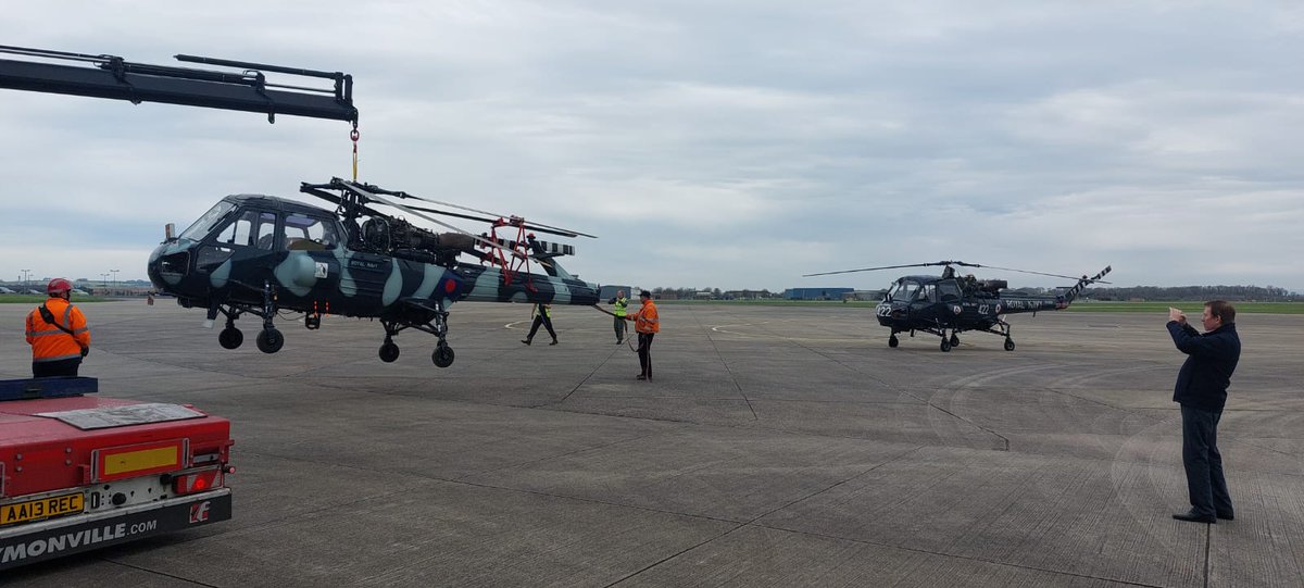 Recently, Navy Wings took a delivery of various spares for our Wasp, which included three non-flying airframes.