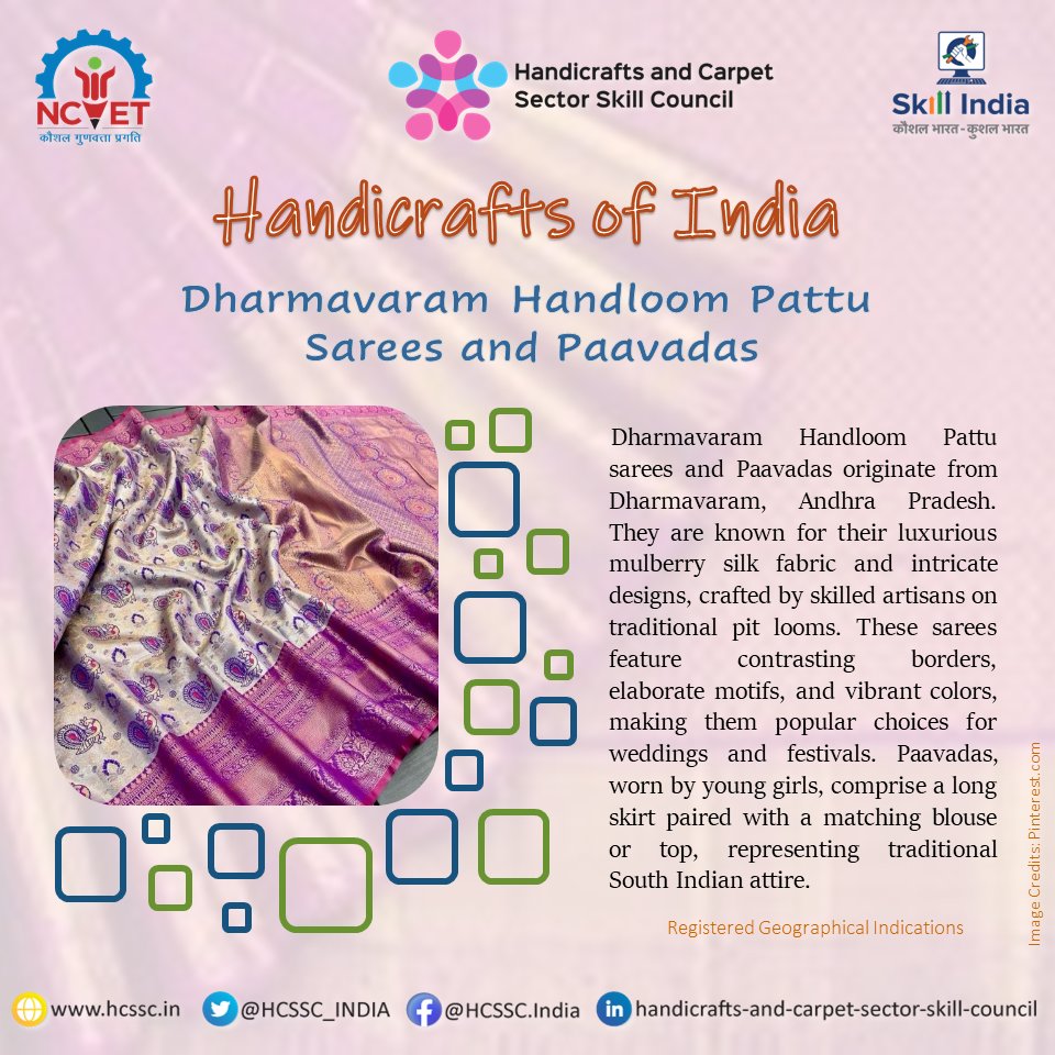 #dharmavarampattusarees #handloom #handcrafted