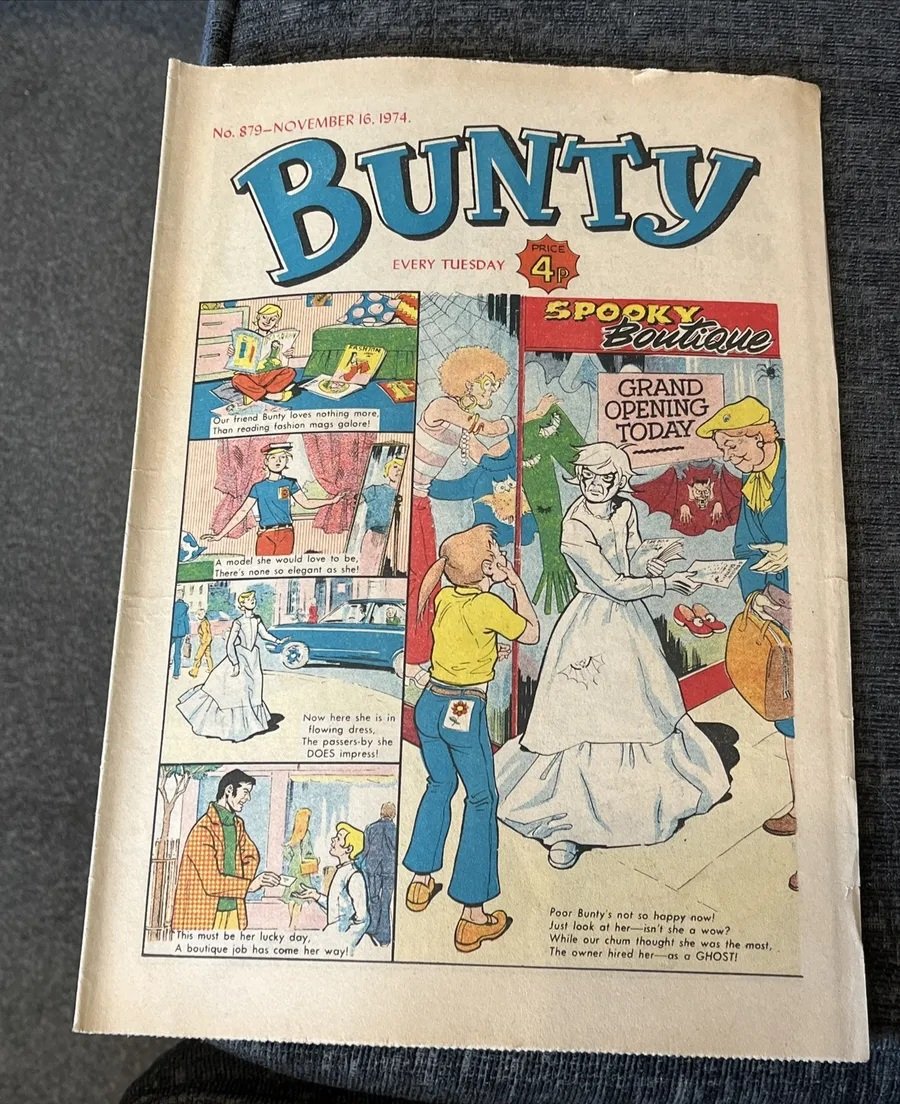 How many of you remember buying the Bunty Magazine