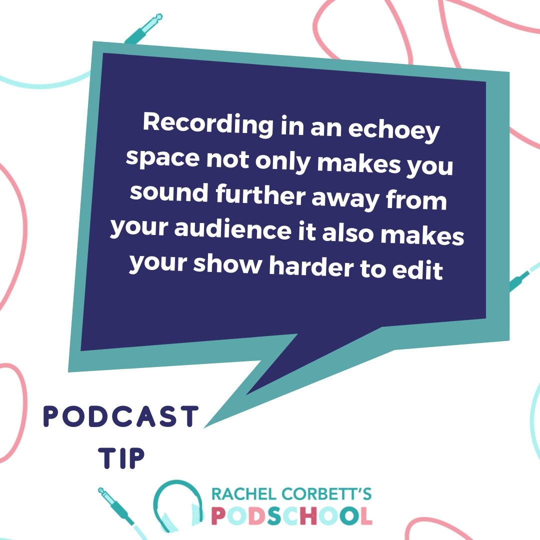 The decision of 'where' to record is one of the most important decisions you can make when it comes to the quality of your podcast #podcastingtips #podcasting rachelcorbett.com.au/blog/how-to-re…