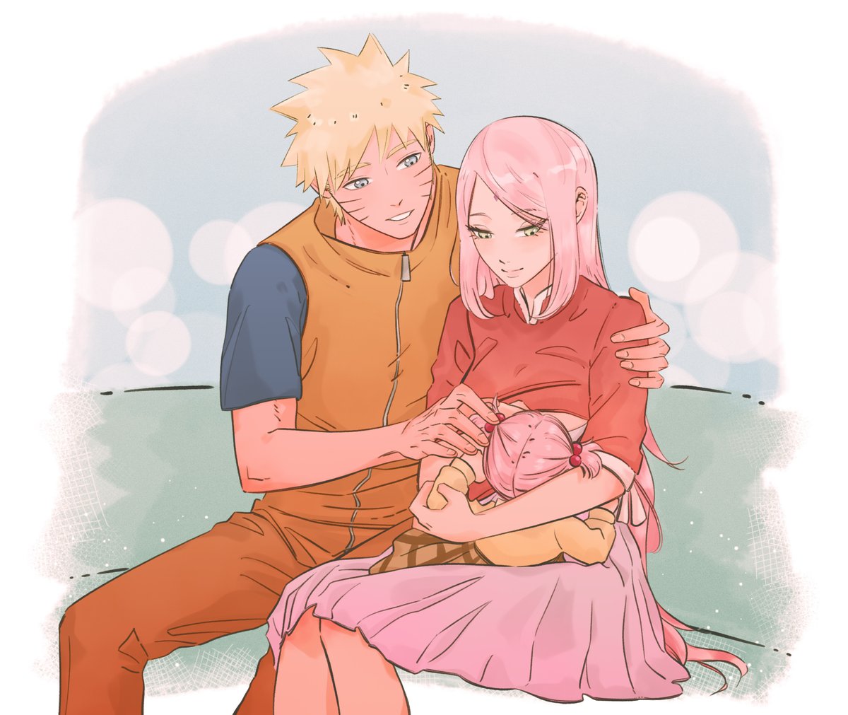 FernandoCh90514's tweet photo. Happy NaruSaku Day (Art by KuMe) #NaruSakuday #NaruSaku #NarutoUzumaki #KumeRamen #Nsday #Hanami #HanamiUzumaki #Haruno #SakuraHaruno #NarutoShippuden https://t.co/TzvCeNg002
