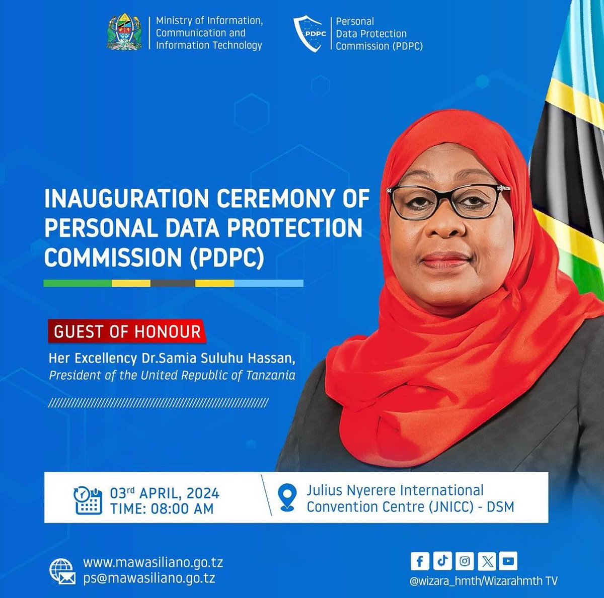 tchiddy's tweet photo. Inauguration Ceremony of Personal Data Protection Commission (PDPC) in Tanzania. https://t.co/LXE7qlxDbG