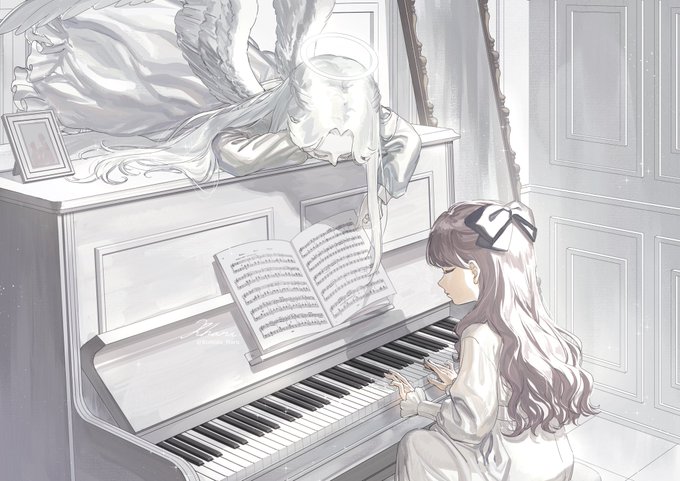 「piano」 illustration images(Latest)