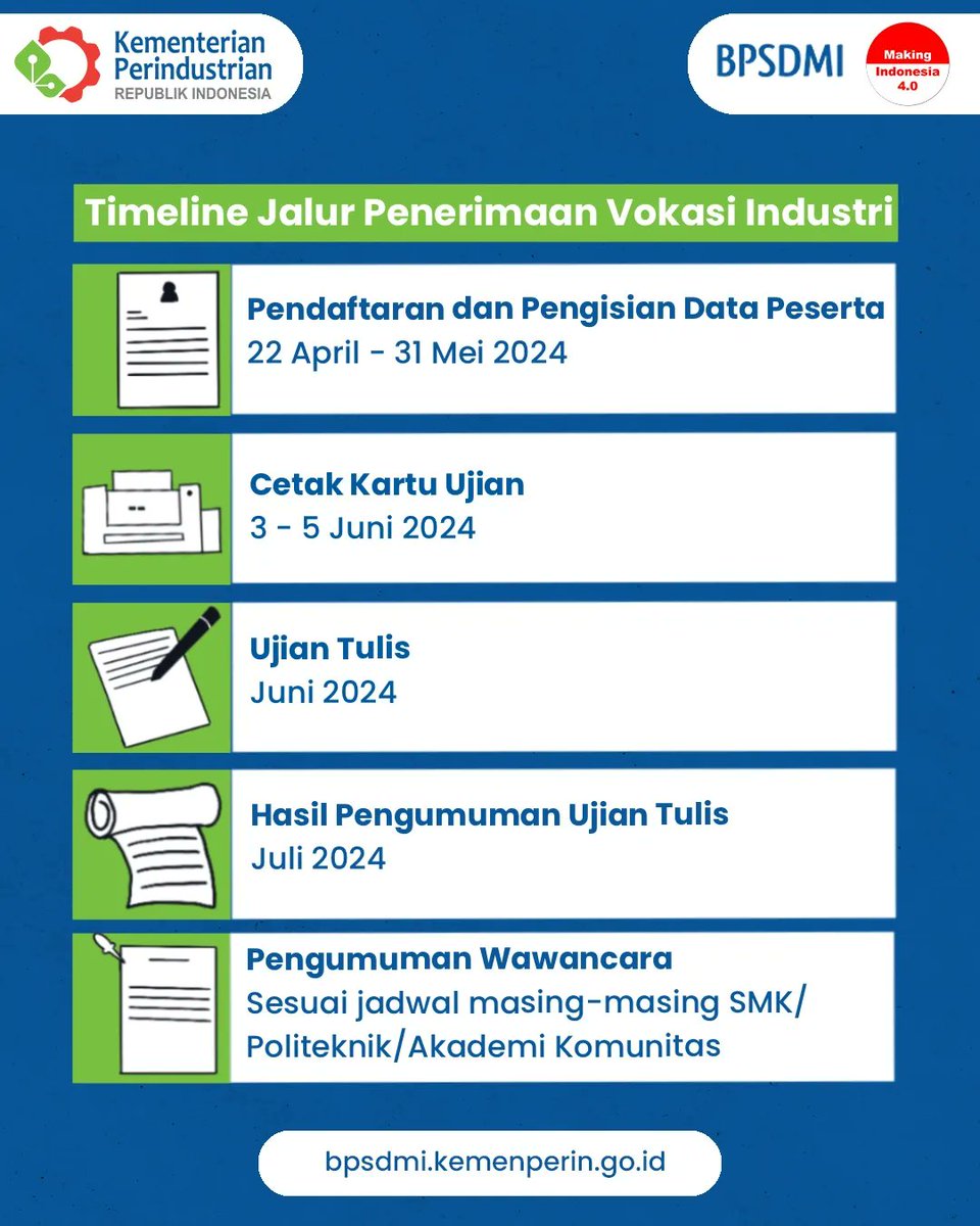BPSDMI_Kemperin's tweet image. Halo, Sobat Industri!

Persiapkan dirimu sebelum JARVIS Bersama ya! Selalu update timeline dan informasi terbaru di website jarvis.kemenperin.go.id

#JARVISKemenperin #SobatIndustri #BPSDMI