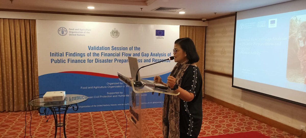 Private and public stakeholders gather for a workshop under the ECHO PPP project, examining initial findings of financial flow & gap analysis for disaster preparedness & response. Key talks revolve around bolstering public financing in this critical domain @eu_echo @EUPakistan