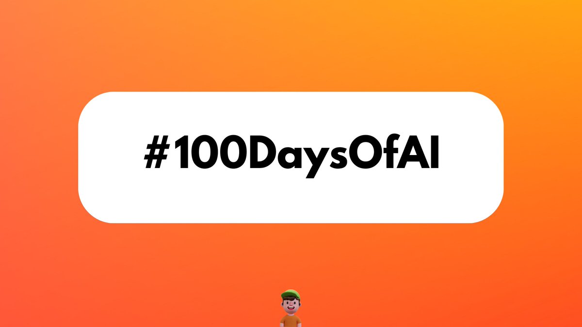 Sutra — fun/acc (@copysutra) on Twitter photo 🥳 Day 1 of #100DaysOfAI
Can't wait to start my AI learning journey today as part of the <a href="/100daysai/">100DaysOfAI 🧪</a> challenge!
My goal for this challenge is to at least complete the challenge.
Yepp, that's the goal.
It's a great outlet to feed my curiosity to try new AI tools & workflows 🥳 Day 1 of #100DaysOfAI
Can't wait to start my AI learning journey today as part of the <a href="/100daysai/">100DaysOfAI 🧪</a> challenge!
My goal for this challenge is to at least complete the challenge.
Yepp, that's the goal.
It's a great outlet to feed my curiosity to try new AI tools & workflows