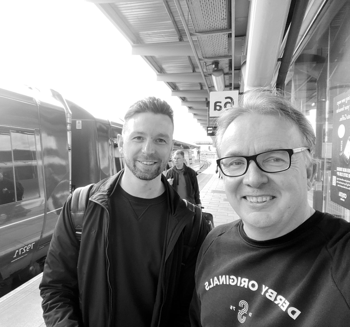 cosyfund's tweet photo. Heading to Lille @ToolsforSchools @cosydirect the low carbon way from our rail city 🚂 🚊 🚆 @ASollowayUK @catkinson80 @NadinePeatfield 

Of course no travelling export effort would be correct without @MarketingDerby superstar @MrShaw75 elan accompanying. https://t.co/7PlP90XRZD