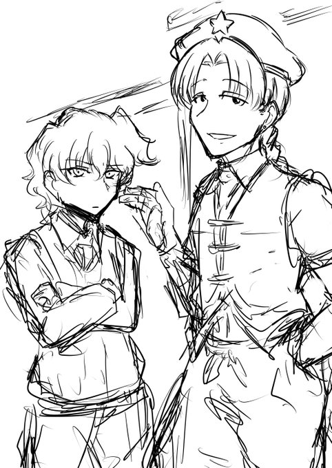 門番の紅さんに挨拶したら睨みつけてくる風見くん 