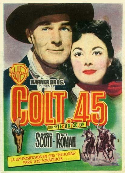 Circa 1950… rugged Randolph Scott, Ruth Roman 🐴💙🥰♥️ ~ 
( a very young Lloyd Bridges ) 🥹 
#WesternMovieNight
#YeeHaw #CowboyUp