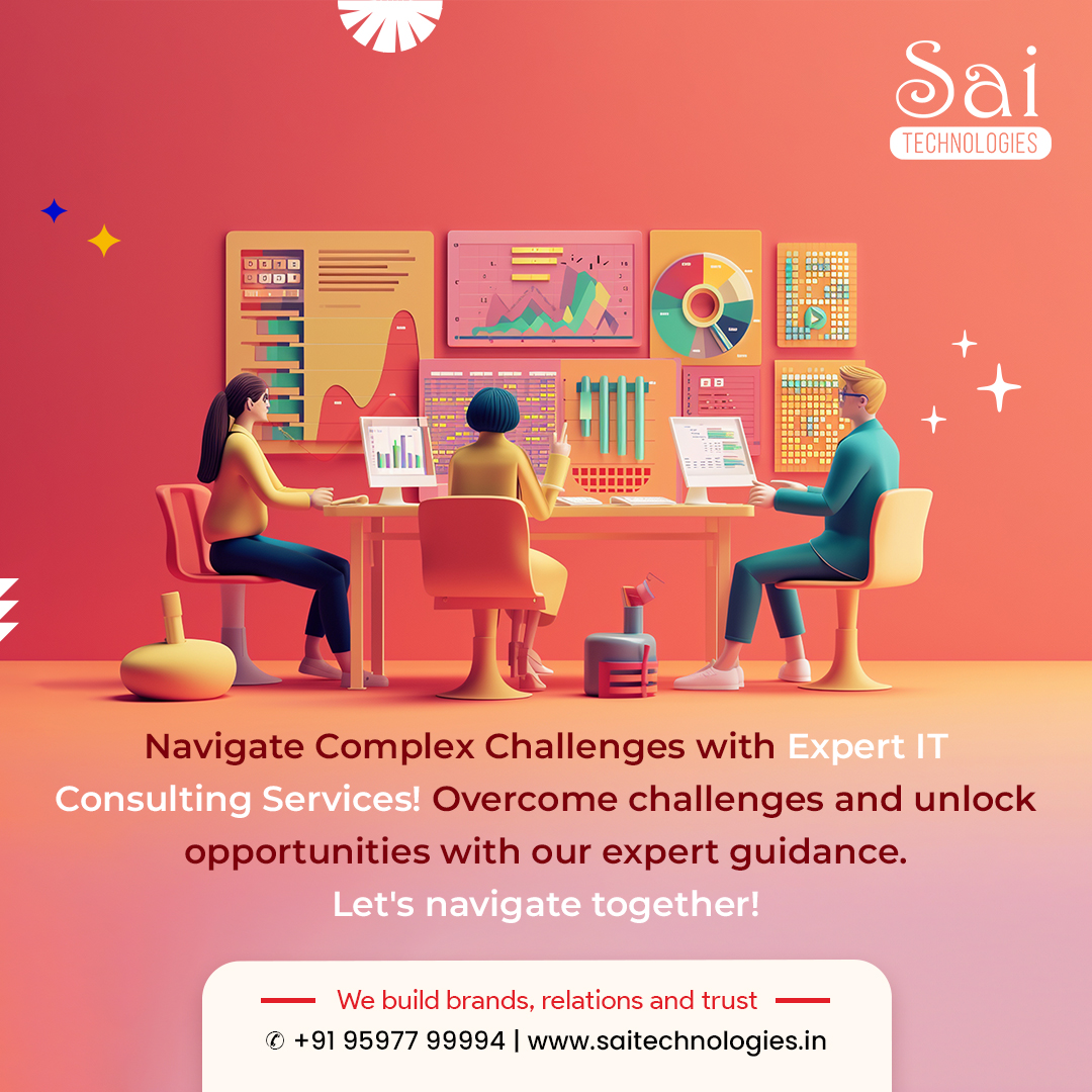 SaiTechMDU's tweet image. Navigate Complex Challenges with Expert IT Consulting Services! Overcome challenges and unlock opportunities with our expert guidance.  Let&apos;s navigate together!
saitechnologies.in
#ITConsulting #TechnologyAdvice #DigitalStrategy #ITServices #ConsultancyServices