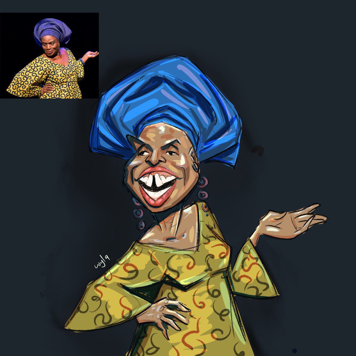 I'm Allan from Kenya. This is my Art #wyla #caricatures