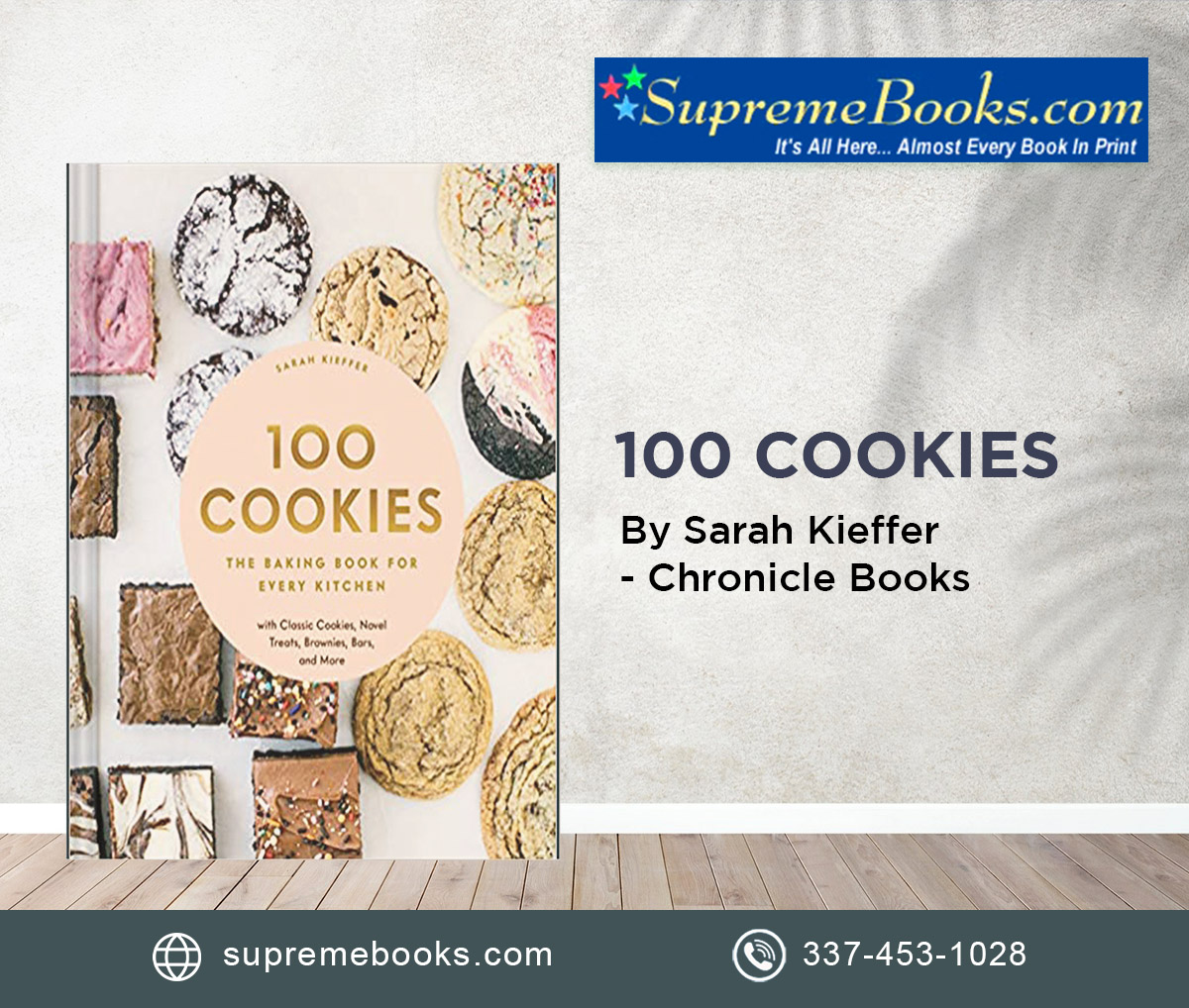 The Baking Book for Every Kitchen, with Classic Cookies, Novel Treats, Brownies, Bars, and More Hardcover 

Available on Supremebooks.com

 supremebooks.com/ShowBookDetail…
.
.
#bookstagram #books #booklovers #bakingbook