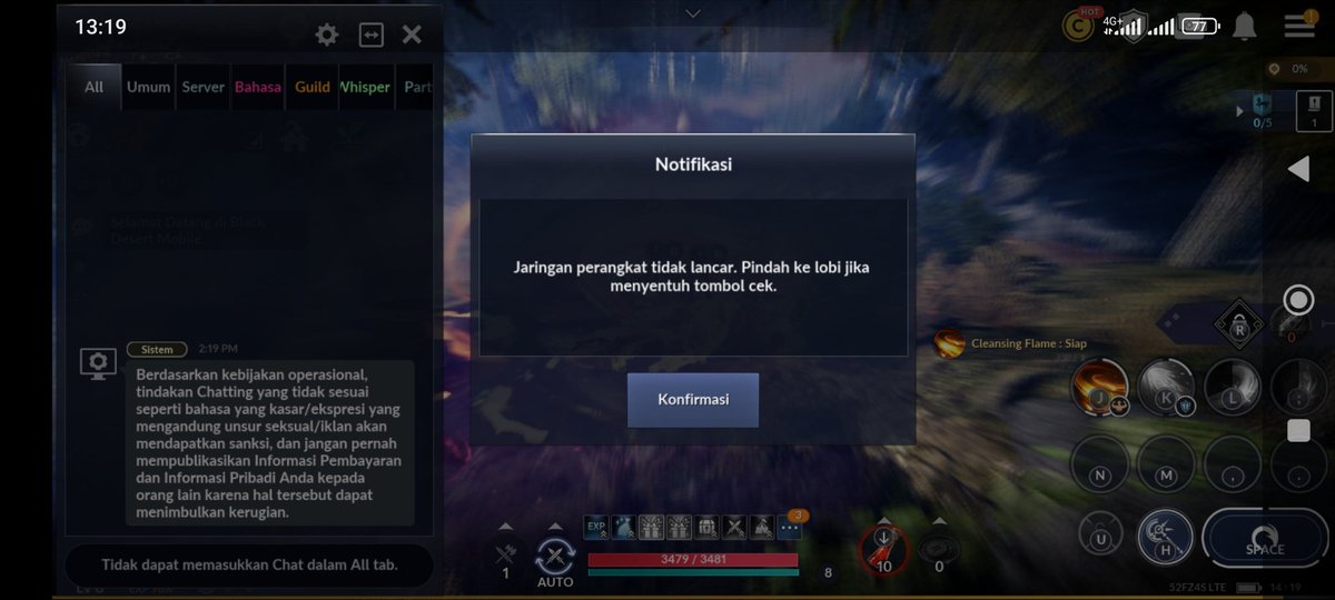 Astaghfirullah ini Indosat
Sinyal full tapi internet nya minta ampun