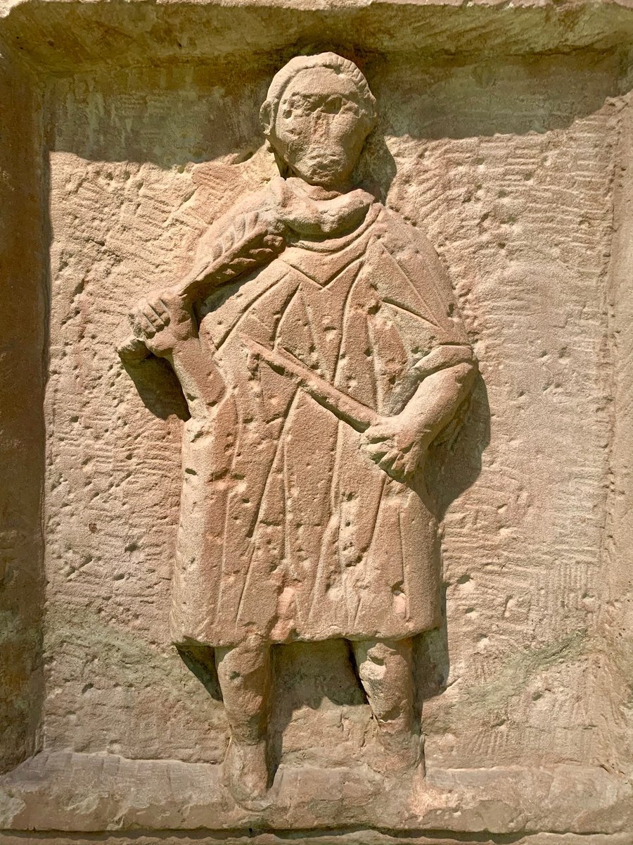 The tombstone of Marcus Cocceius Nonnus (aged six). Dating to around AD 96-98, it depicts Marcus as a victorious charioteer. Found near the Roman fort at Penrith, the tombstone is now part of the collections @britishmuseum #ReliefWednesday #RomanBritain 📸 My own.