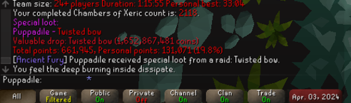rs_reckless's tweet image. This marks 120 purples without pet but 8th bow :)