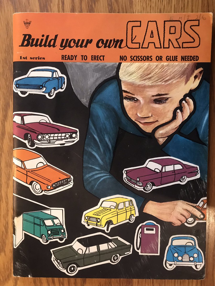 mrjaydeeem's tweet image. I haven’t added to the #CARdboardEngineering collection recently. This Build your own Cars book has an unusual mix of European and American cars to build.