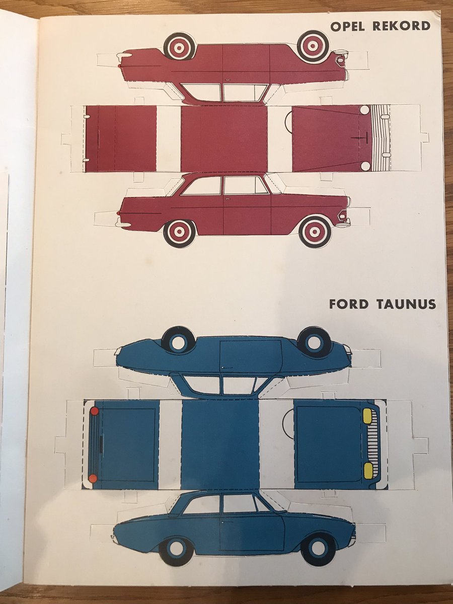 mrjaydeeem's tweet image. I haven’t added to the #CARdboardEngineering collection recently. This Build your own Cars book has an unusual mix of European and American cars to build.