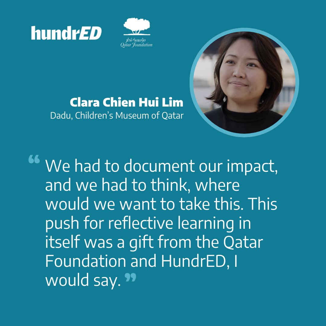 🇶🇦 Do you represent a school, a community-based education program, civic organisation or the like in Qatar? 💡Do you have an innovative solution that supports educational practices? Submit your solution for our Qatar 2025 call by April 15! hundred.org/qatar25-en @QF