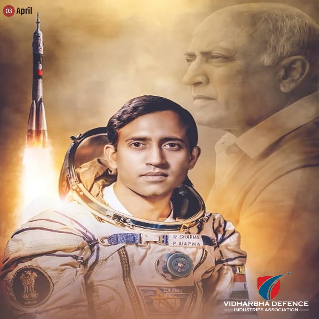 As #India charters its path towards the #GaganyaanMission, on this day, we remember the heroic space flight undertaken by then Sqn Ldr Rakesh Sharma.

The First #Cosmonaut of India, undertook his space journey on this day, 40 years ago.

#सारे_जहाँ_से_अच्छा
#ThisDayThatYear