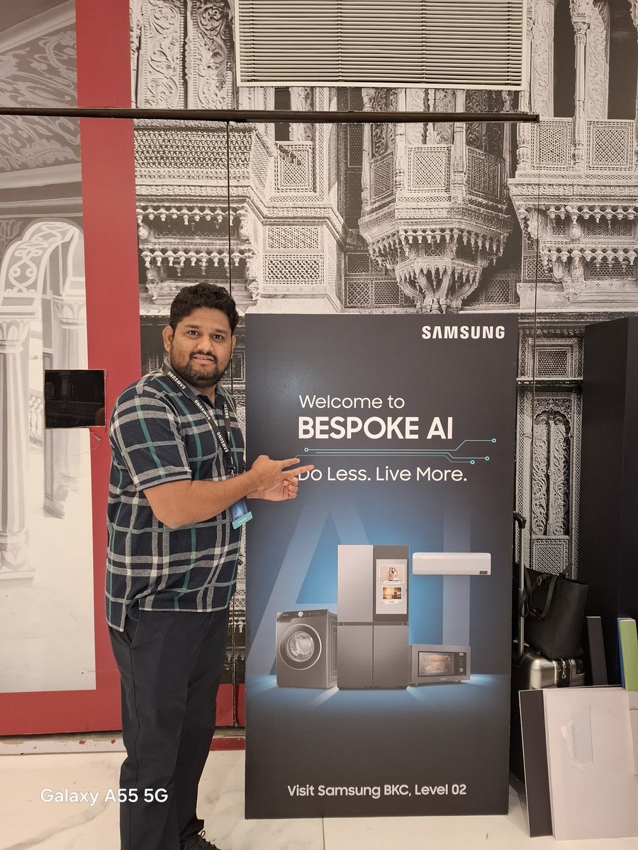 At @SamsungIndia #BespokeAI event #SamsungBKC Mumbai

#DoLessLiveMore 
#BespokeAl 
#Samsung 
@samsungindia