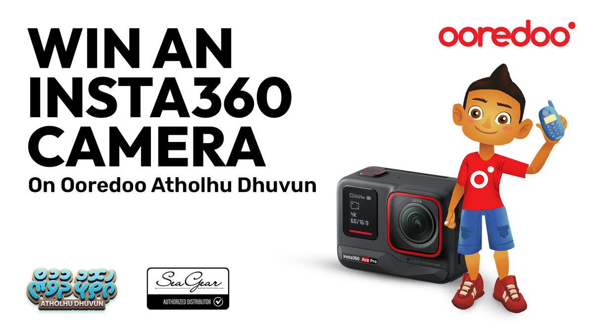 Atholhu dhuvumuge mi mahuge 1 vana ah insta360 camera eh
avas.mv/140134