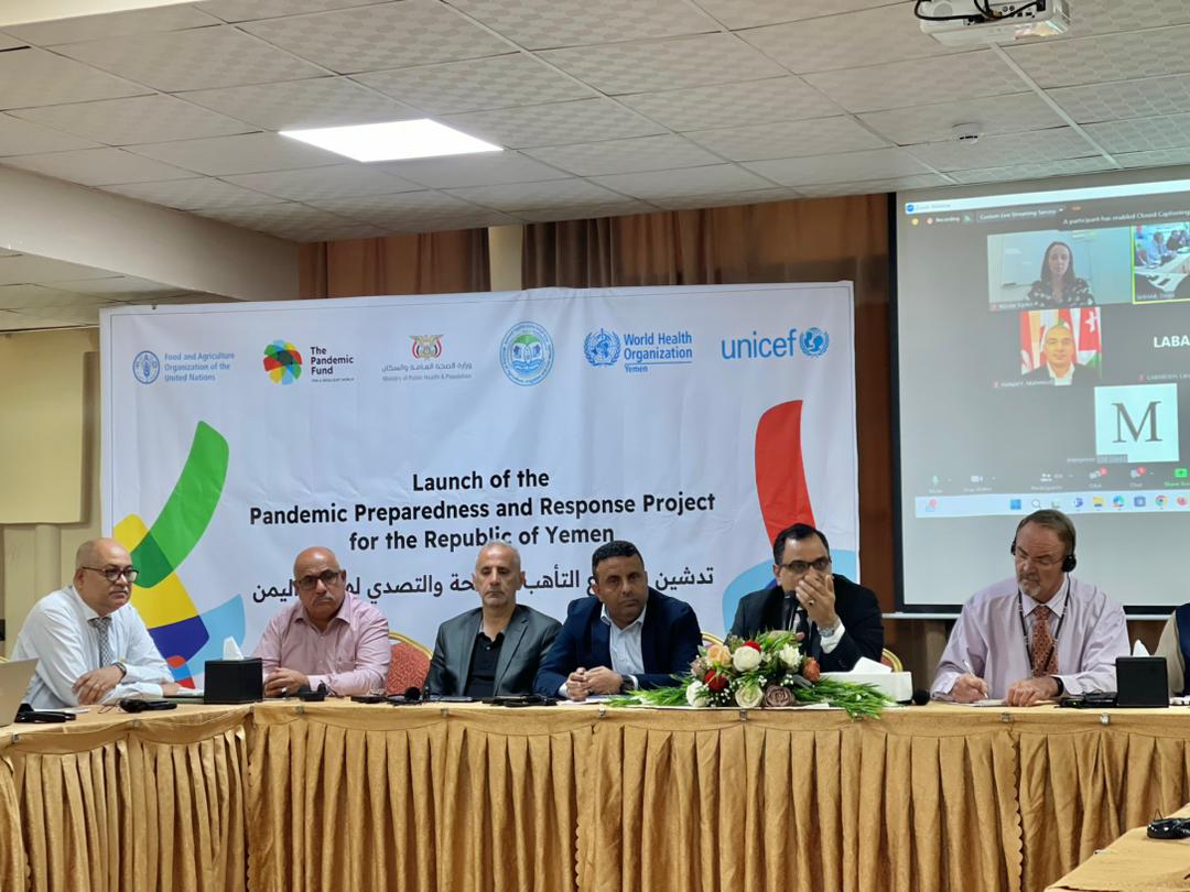 “We aim 2 build a more resilient One Health architecture in Yemen that can withstand challenges posed by emerging infectious diseases & pandemics” @hgadain FAOR #PandemicFund Yemen project launch @Pandemic_Fund supporting @WHOYemen @UNICEF_Yemen @FAOYemen bit.ly/3xk2enc