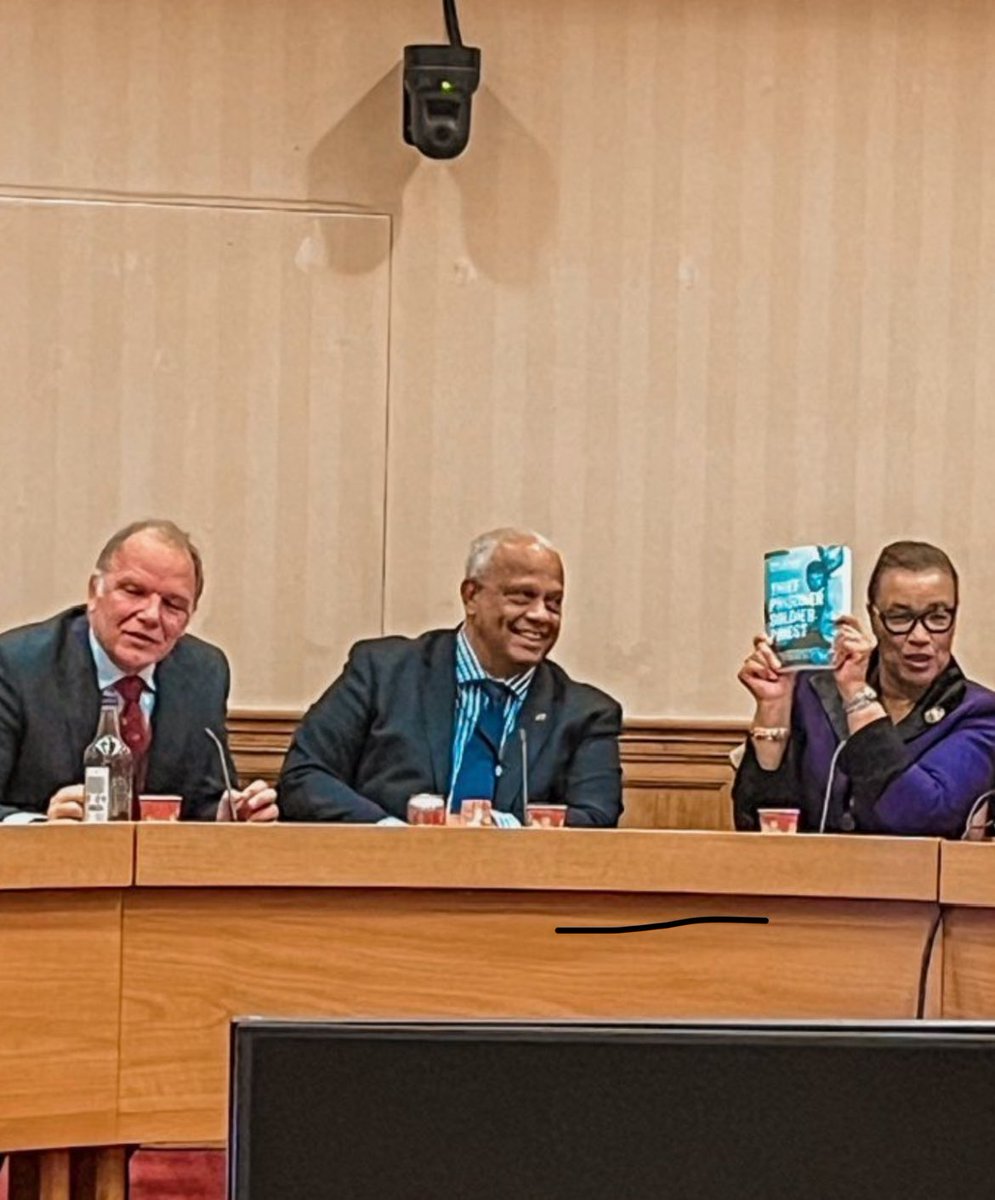 Fun times in the House of Lord with two dear friends, lord Hastings and Baroness Scotland - promise I didn’t pay her to advertise ‘Thief Prisoner Solider Priest’