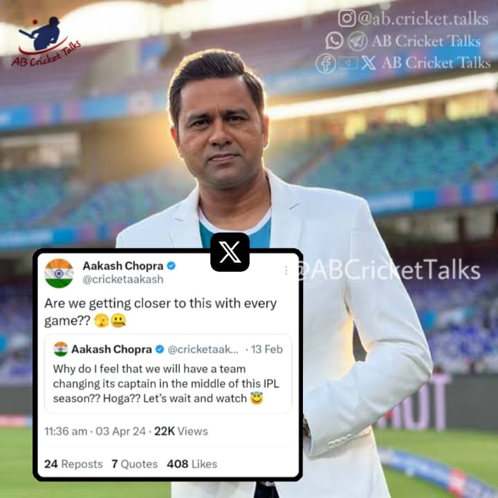 @cricketaakash with his Prediction 
#ABCricketTalks #CricketTalksWithArpit 

#RohitSharma #HardikPandya #Hardik #MumbaiIndians