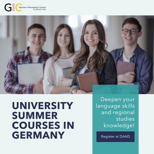 🇩🇪📚 Interested in #StudyingInGermany and improving your German? Apply for the DAAD University Summer Courses for Foreign Students and Graduates! Deepen your language skills and regional studies knowledge. Don't miss this chance! @DAAD_Germany #Education   t1p.de/g9t63
