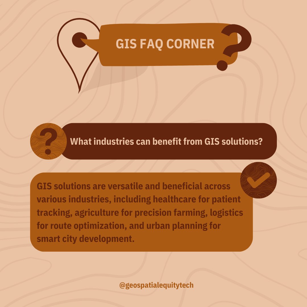 Unlock the Potential of GIS Solutions: Your FAQs Answered!

From healthcare and agriculture to logistics and urban planning, discover how GIS enhances operations, informs decision-making, and drives innovation across industries.

#GET #GIS #FAQ #LearnAndDiscover