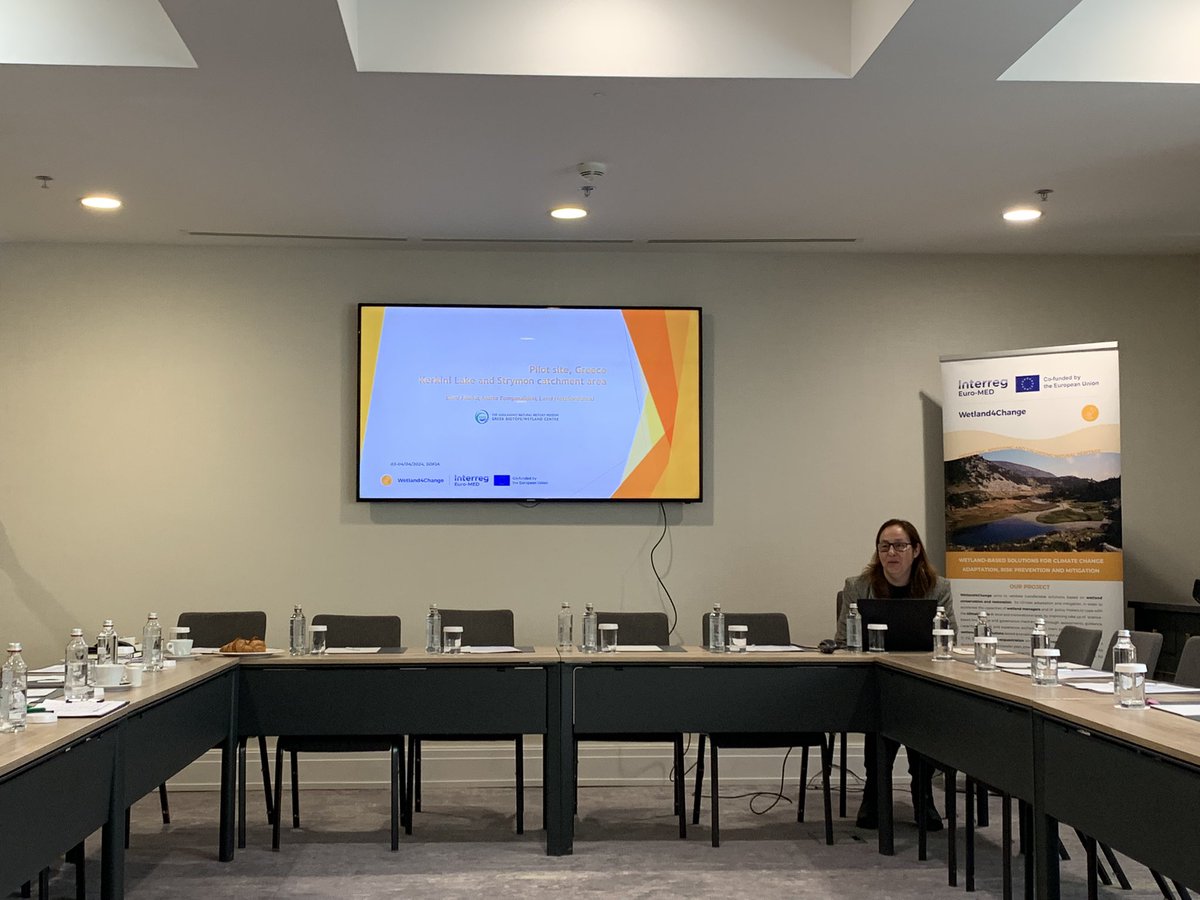 The new @interreg Euro-Med #Wetland4Change project kick-off meeting is now happening in Sofia. Wetland based solutions for climate adaptation & mitigation will be implemented in 5 Mediterranean countries @TourduValat @ETC_UMA @medsea_f @ekby_greece