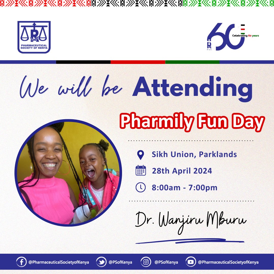 Will you be attending?😎😎 🚨 Deadline approaching for PSK Pharmily Fun Day (April 28th) Register now! For Non-Guardians (Pharmacist coming alone) - forms.gle/zmBGHTahy9Qw9W… For Guardians (Pharmacist coming with family) - forms.gle/9JNYUg95BgJUJ8… #PSKat60