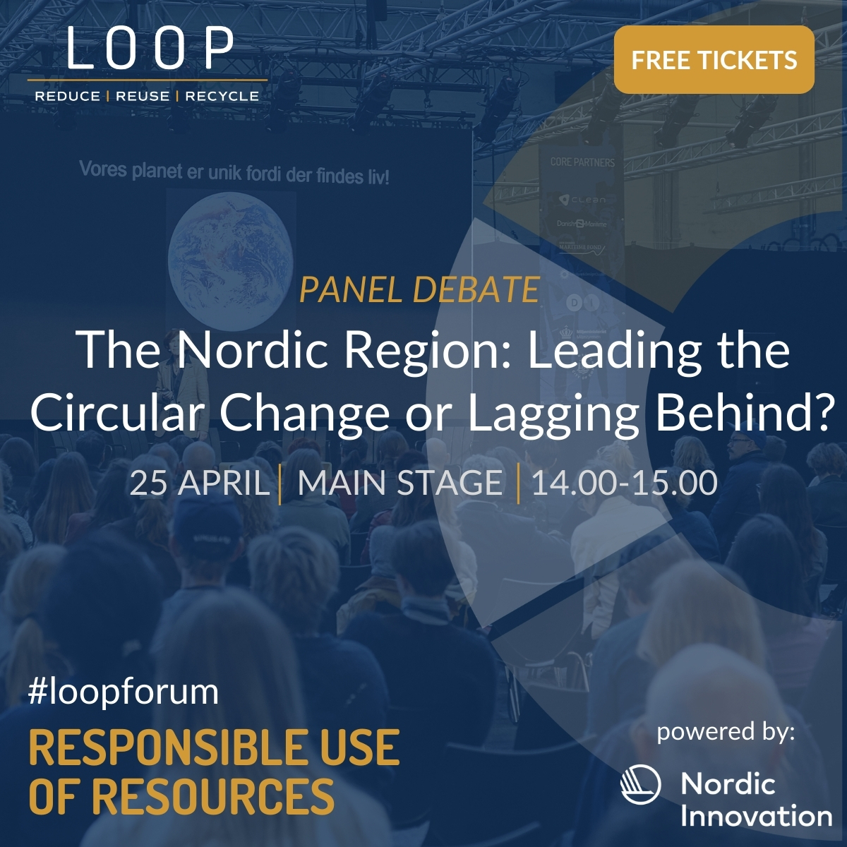 Are you taking part at this year's LOOP Forum in Copenhagen? Join us for an interesting session where we turn the critical spotlight on the Nordics' position within the circular transition! Participation is free! Register: nordicinnovation.org/events/2024/lo…