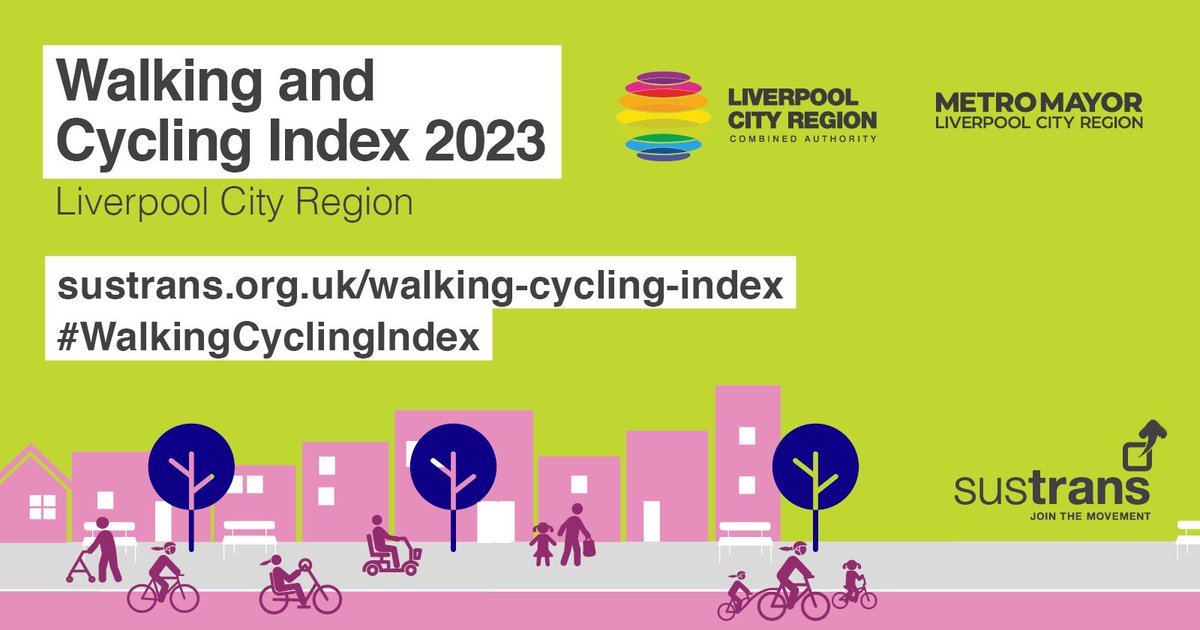 💡 Our latest Walking and Cycling Index for the Liverpool City Region shows that 78% of local residents think better pavement accessibility, like level surfaces and dropped kerbs at crossing points would help them walk or wheel more. (2/3)